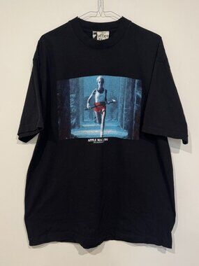 And After That Apple Macintosh Ridley Scott T-shirt L Black AndAfterThat Mac